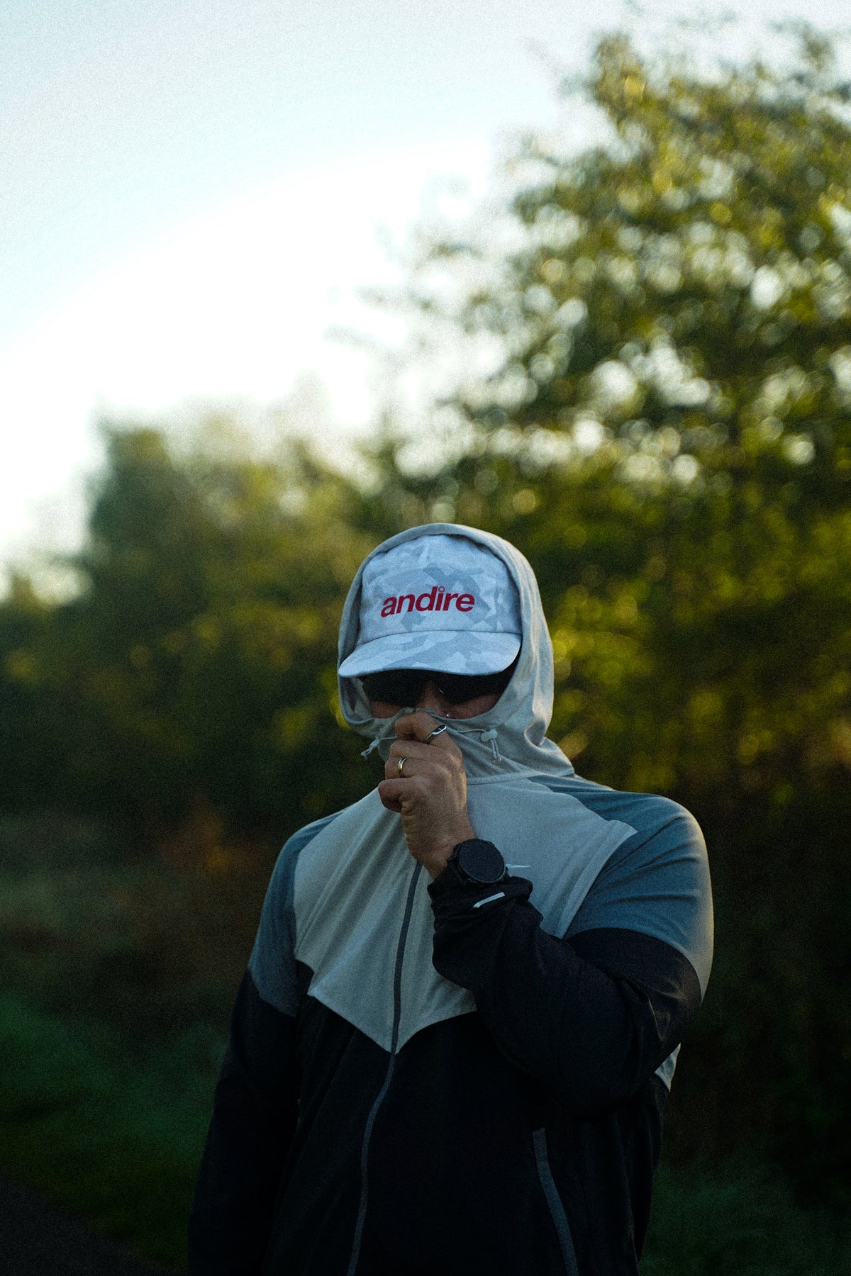 andire digital camo running cap