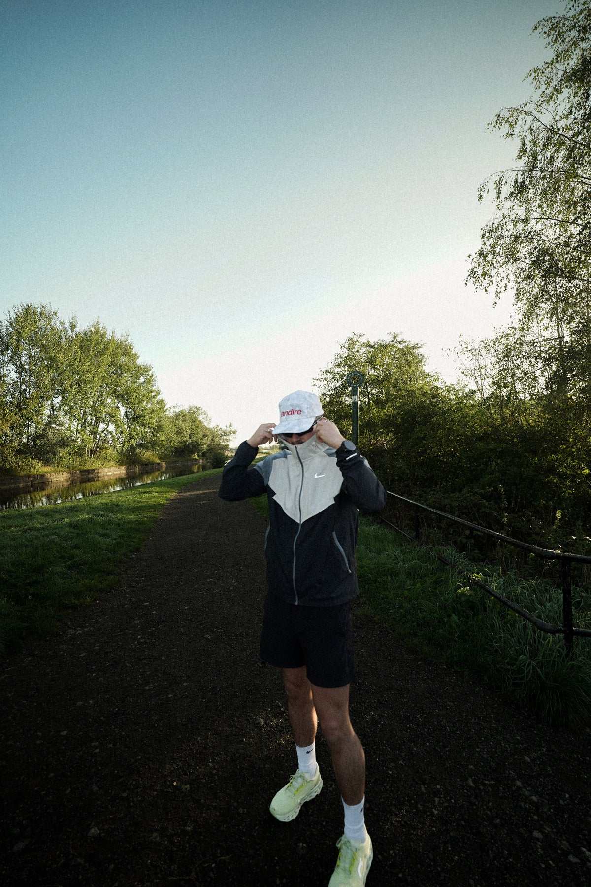 andire digital camo running cap
